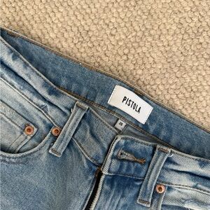 Pistola High Rise Light Blue Jeans
